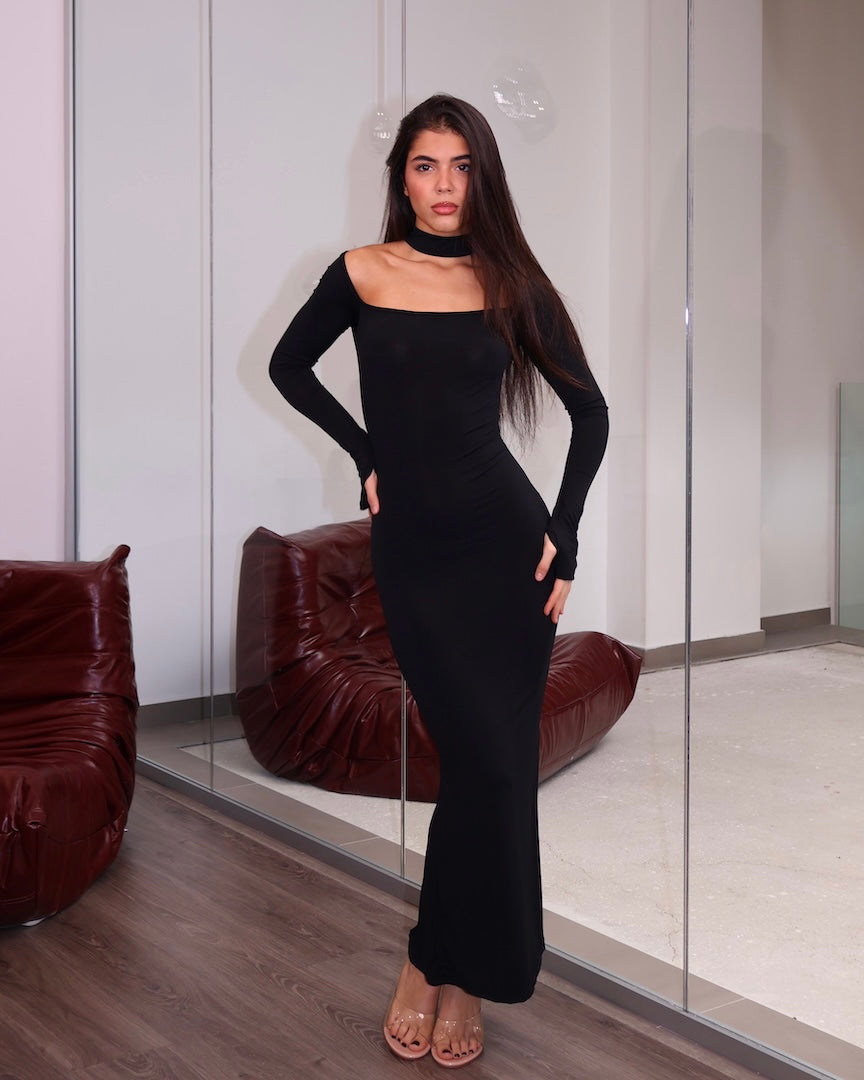VESTIDO NEGRO VEORA