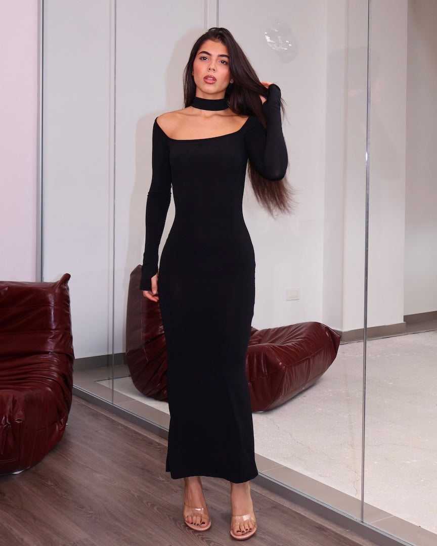VESTIDO NEGRO VEORA