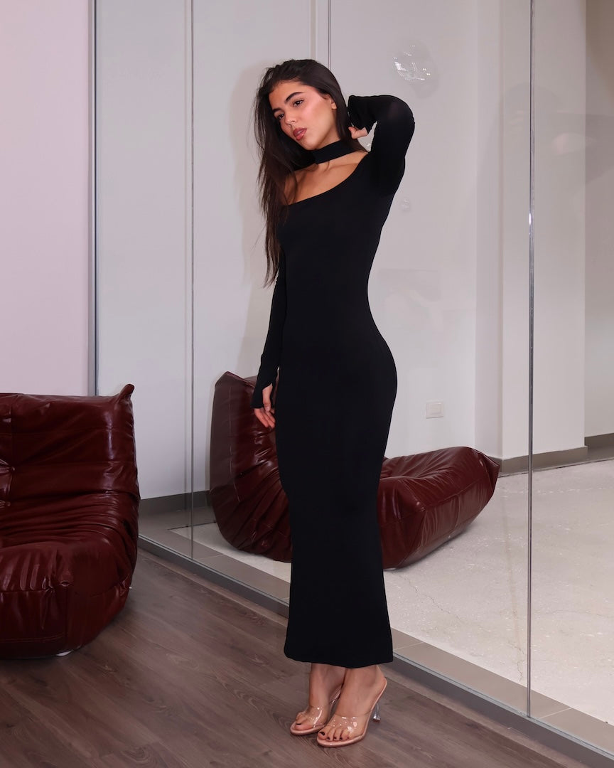 VESTIDO NEGRO VEORA