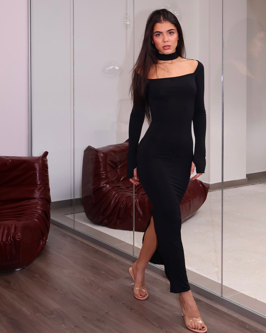 VESTIDO NEGRO VEORA