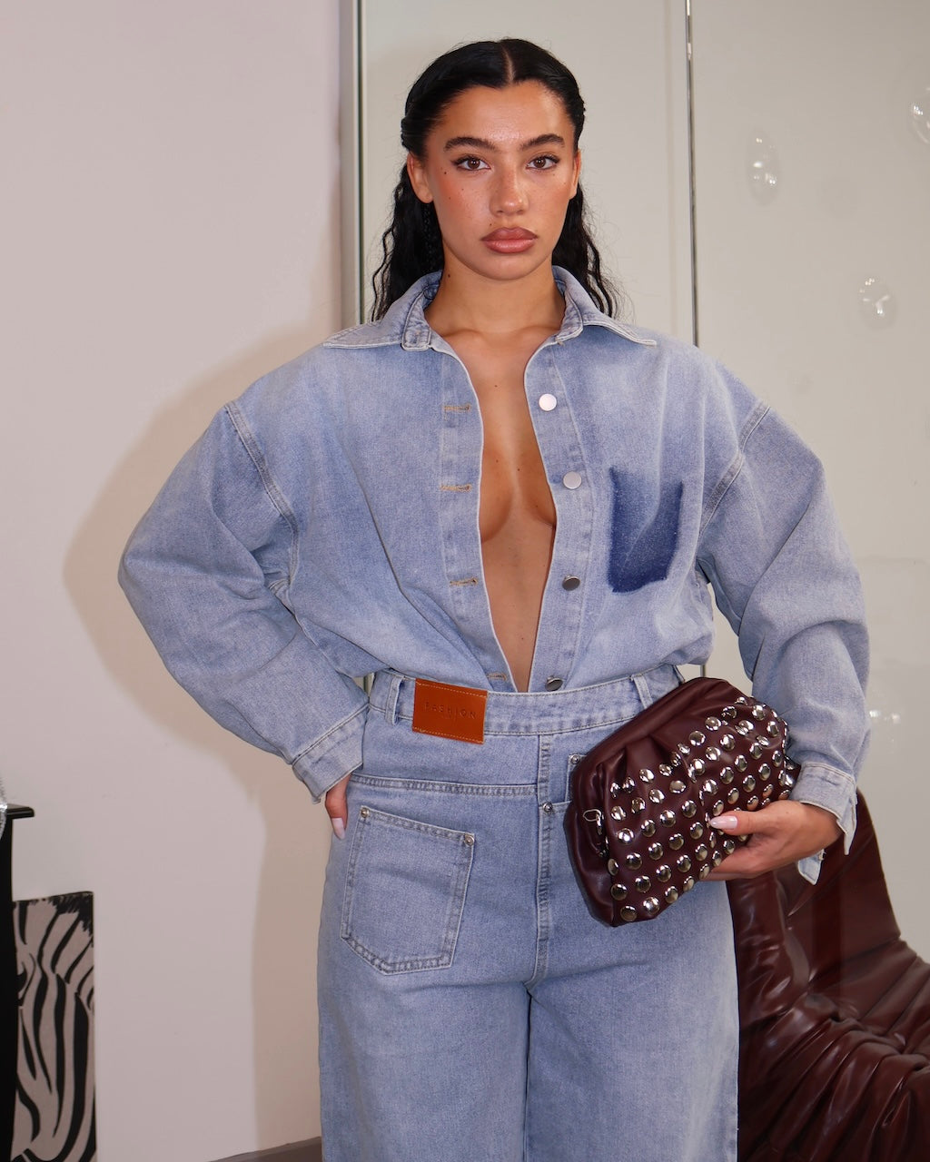CONJUNTO VAQUERO AZULADO