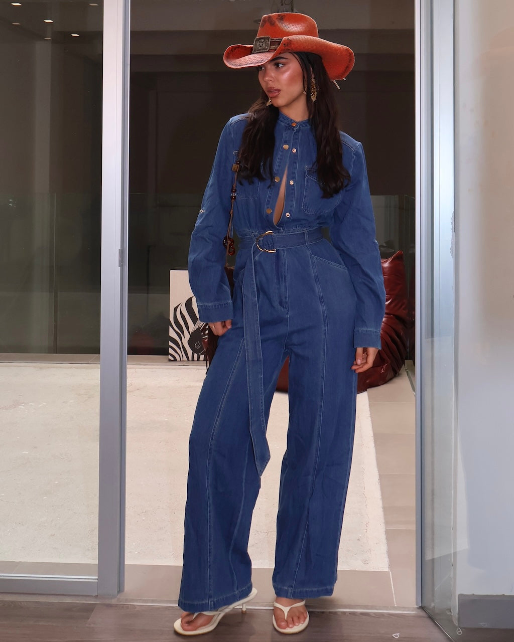 RODEO DENIM JUMPSUIT