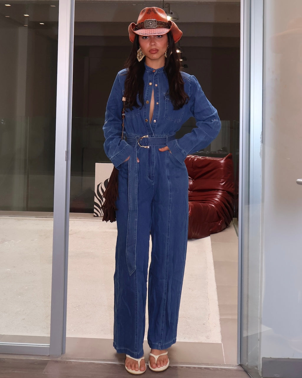 RODEO DENIM JUMPSUIT