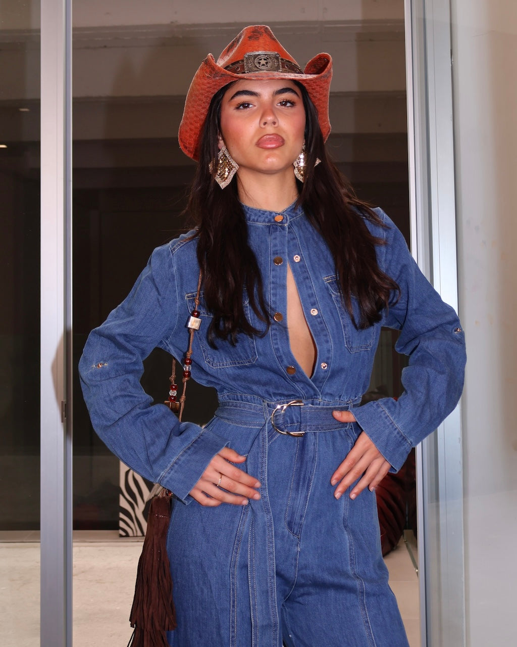 RODEO DENIM JUMPSUIT