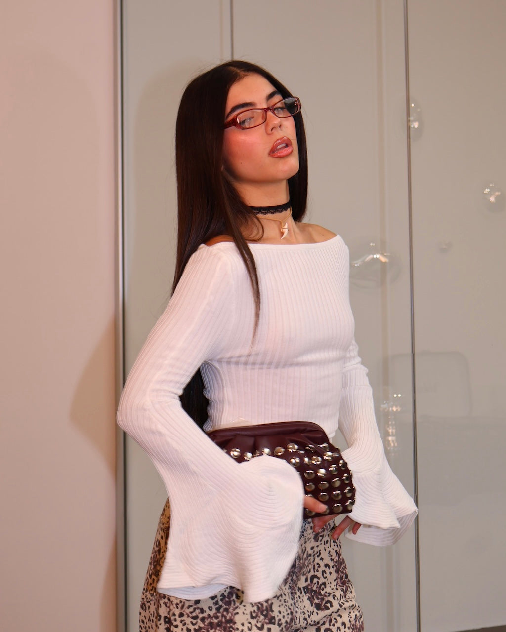 MAGLIA MANICA SVASATA