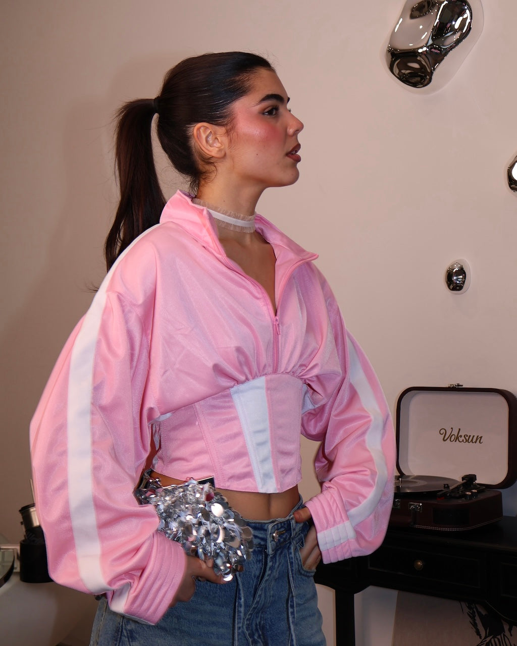 FELPA BENE O MALE ROSA