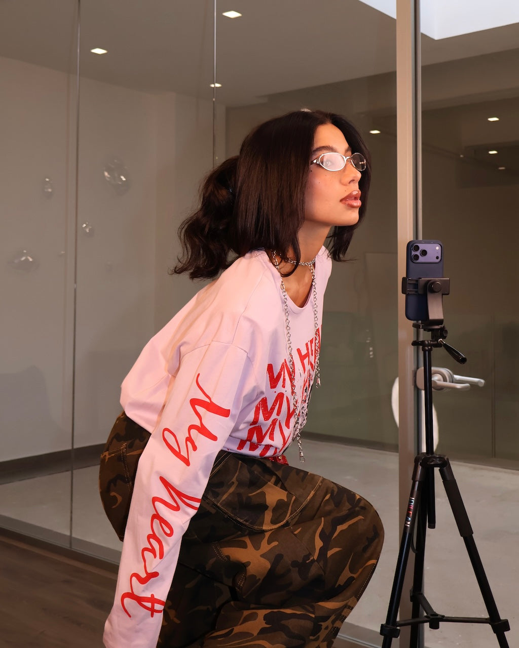 MAGLIA MY HEART ROSA