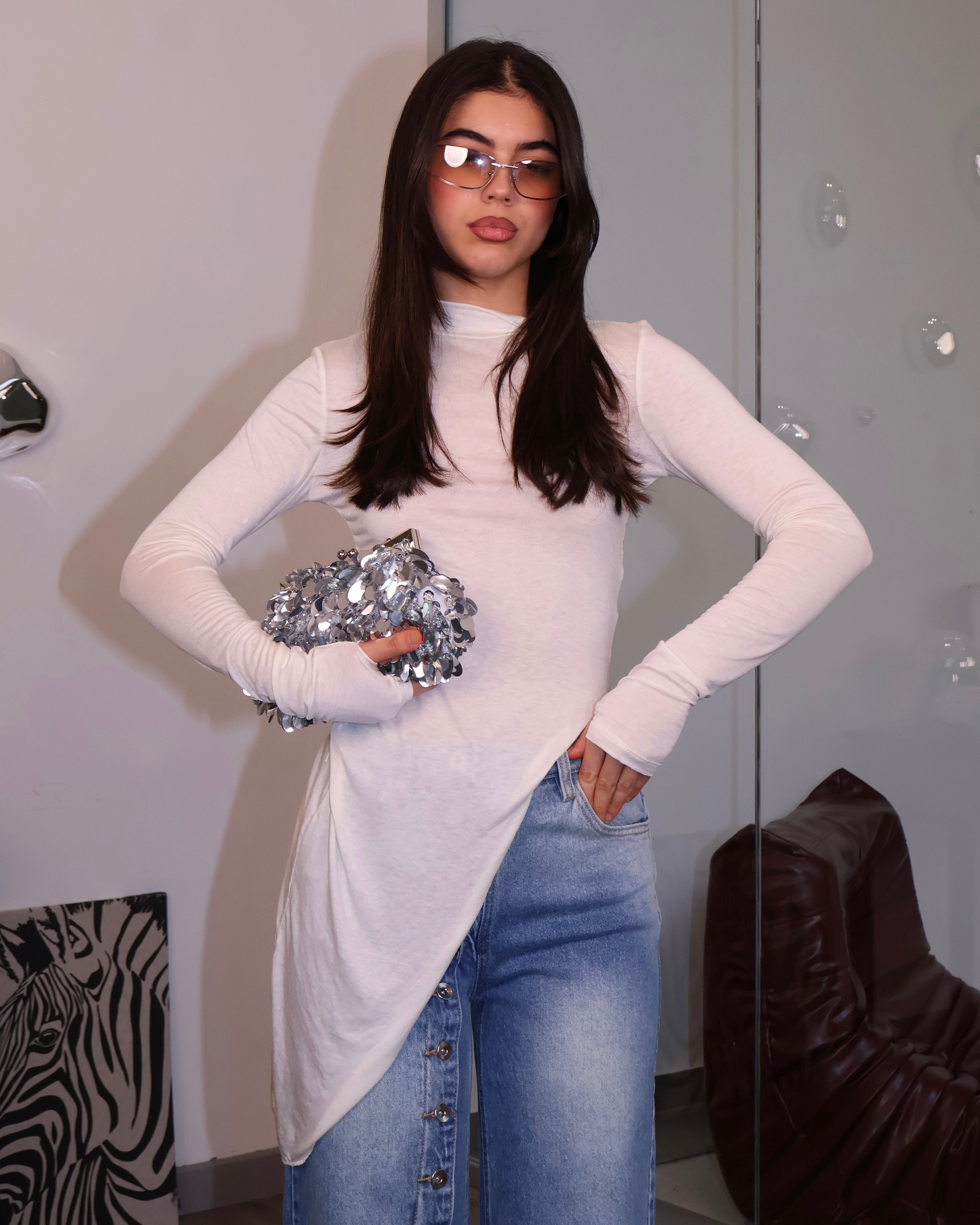 MAGLIA TOJOURS BIANCO