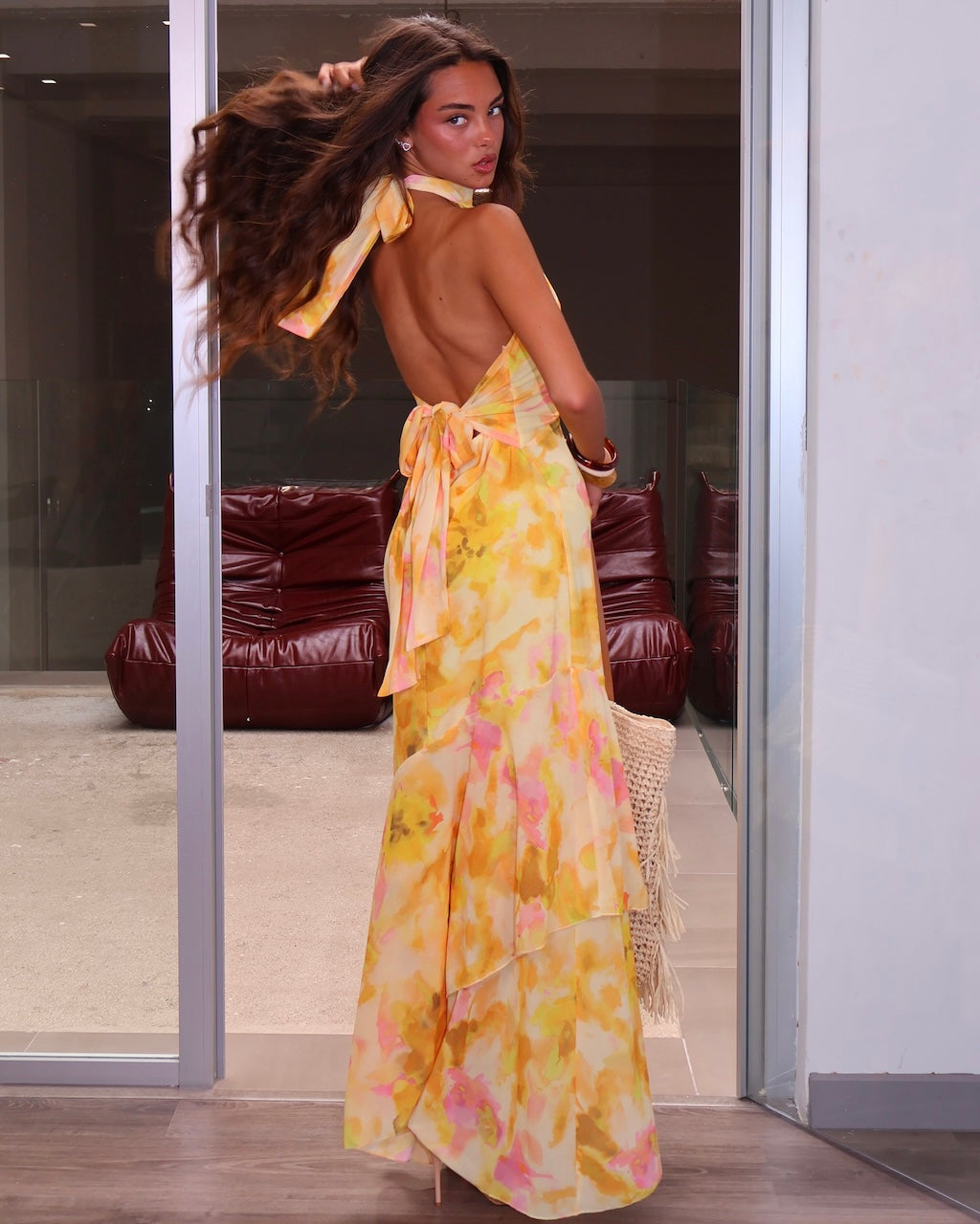 DRESS COLORED