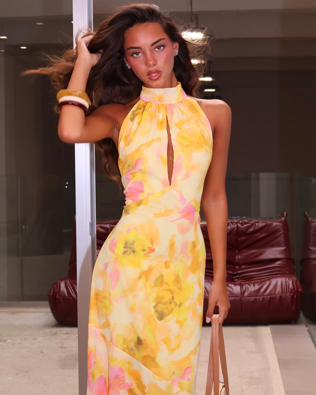 DRESS COLORED
