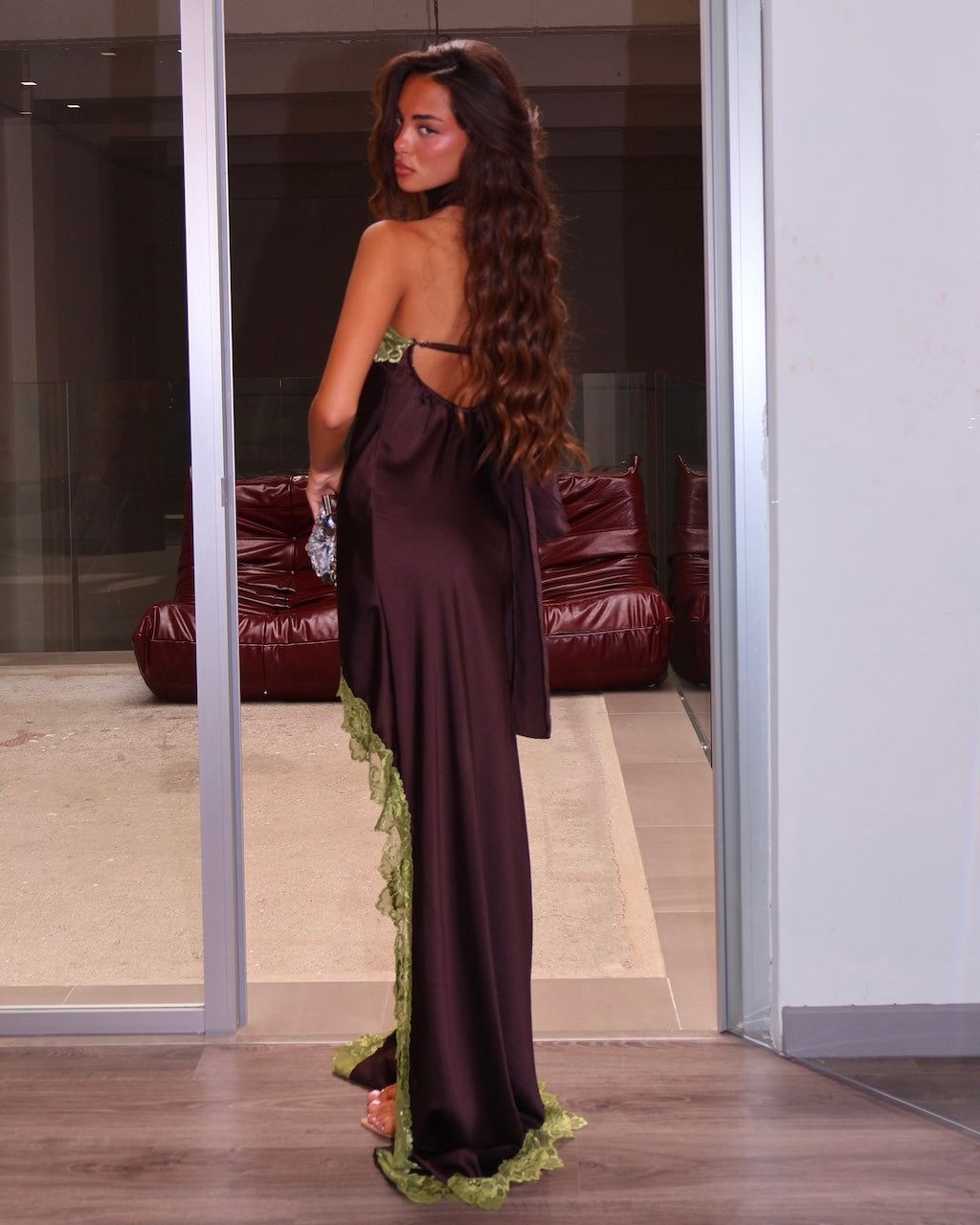 DRESS LIVELY MARRONE