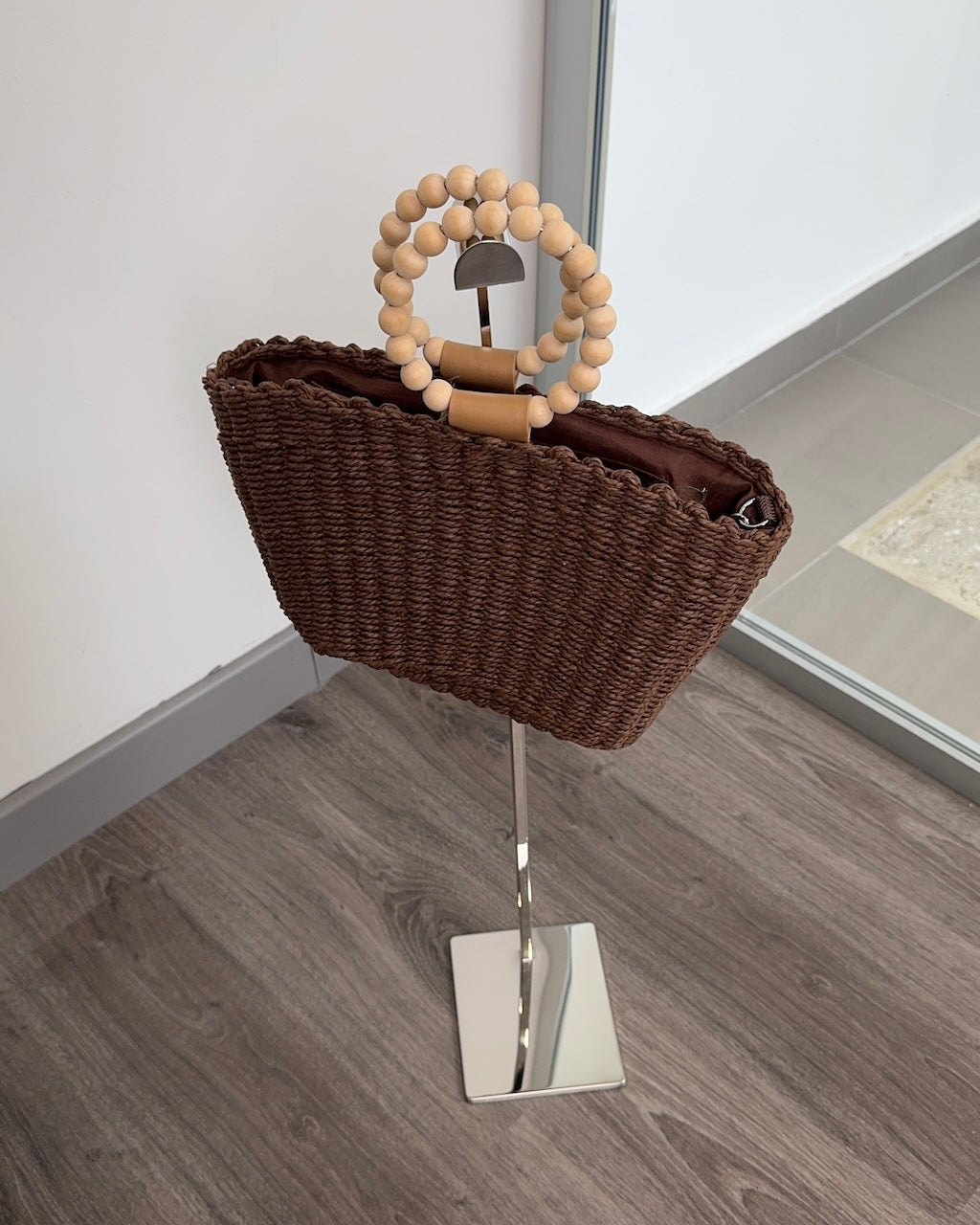 BOLSO CESTA BEIGE