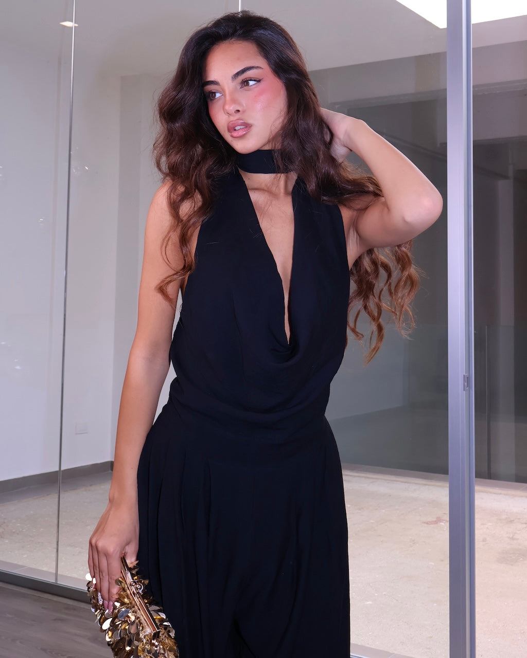 MONO DE LINO HALTER