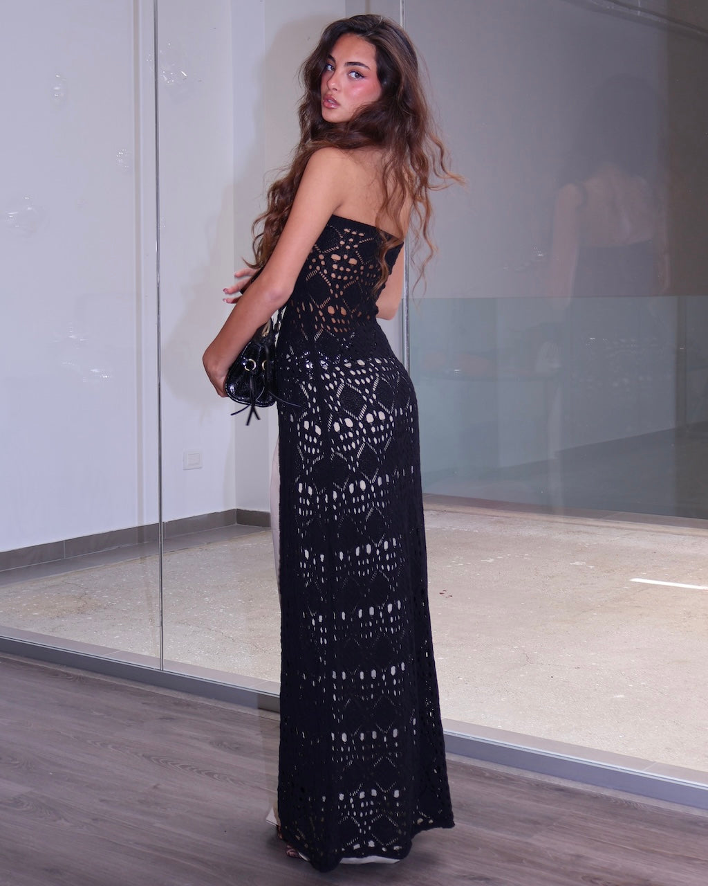 TOP LONGUETTE CROCHET