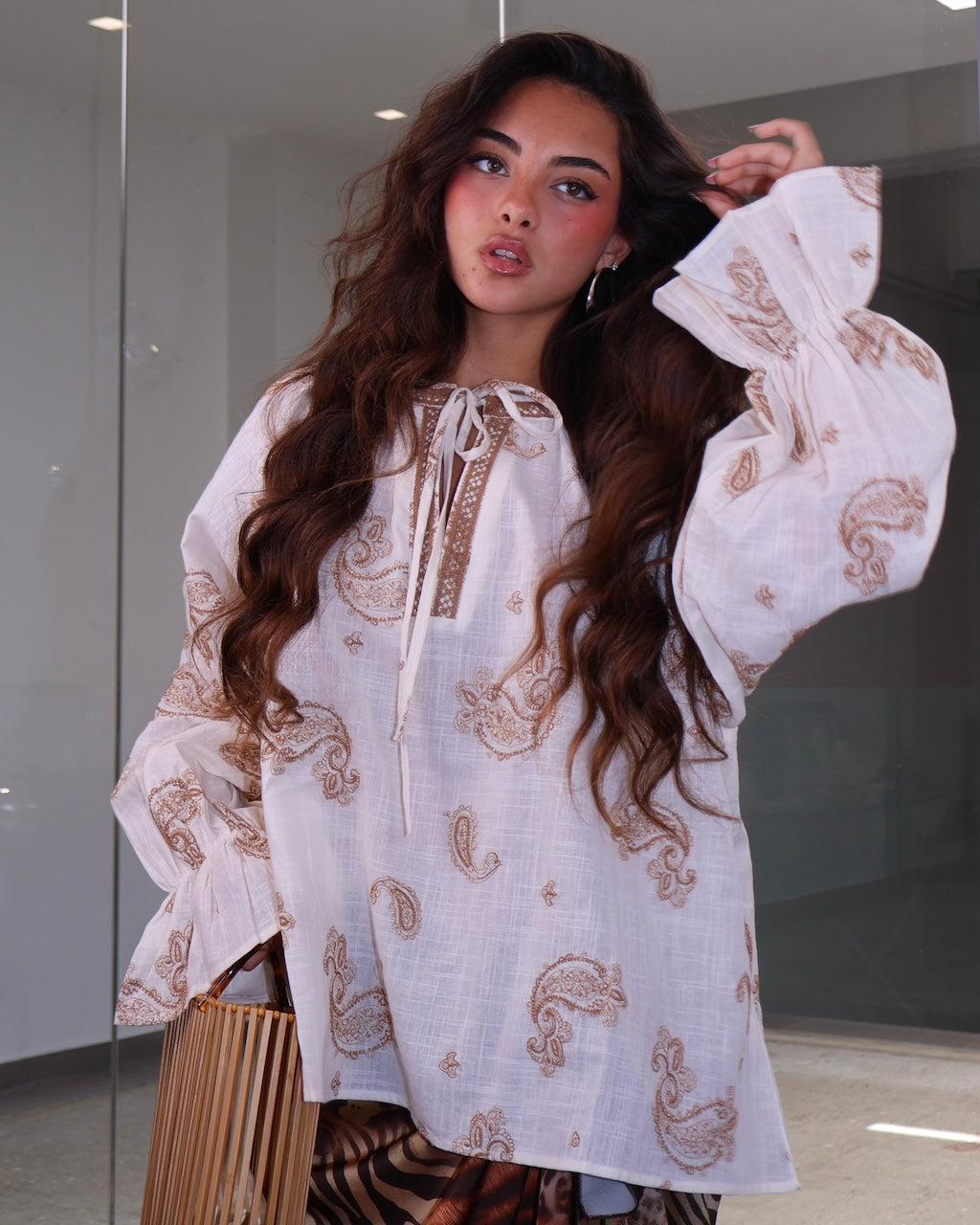 CAMICIA GRECIA BEIGE