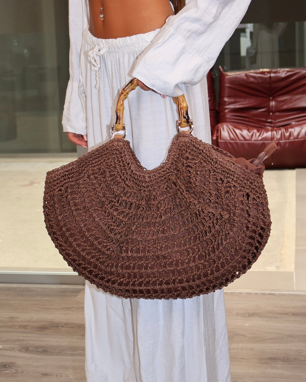 BORSA MAGLIA MARRONE