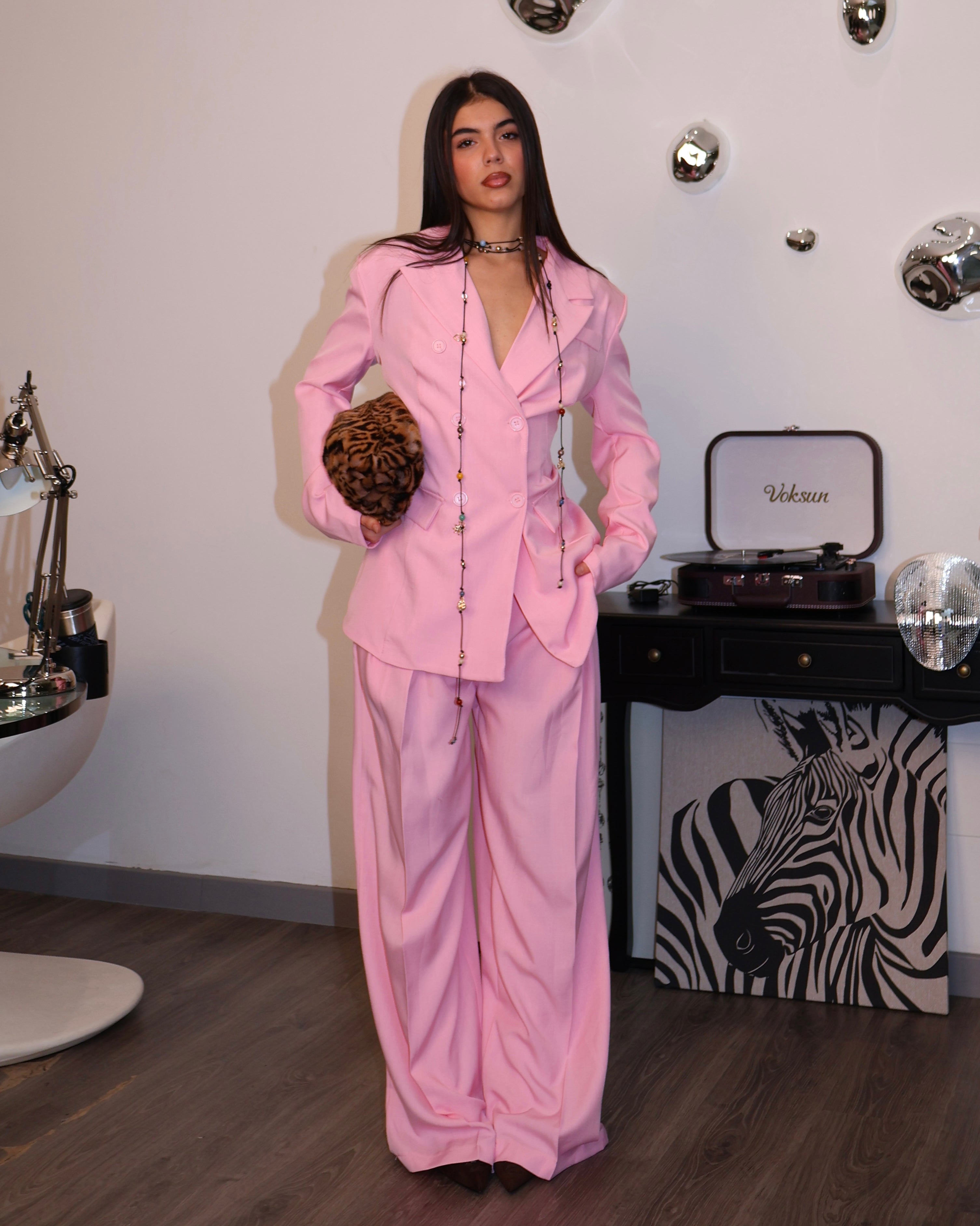 TAILLEUR COTTON ROSA