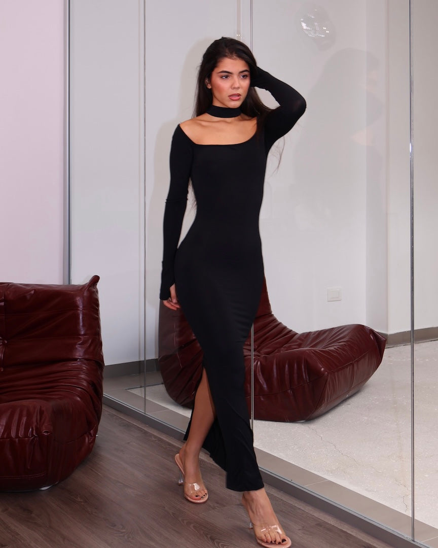 VESTIDO NEGRO VEORA