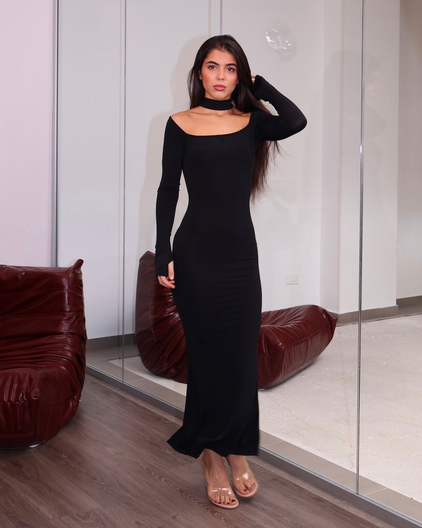 VESTIDO NEGRO VEORA