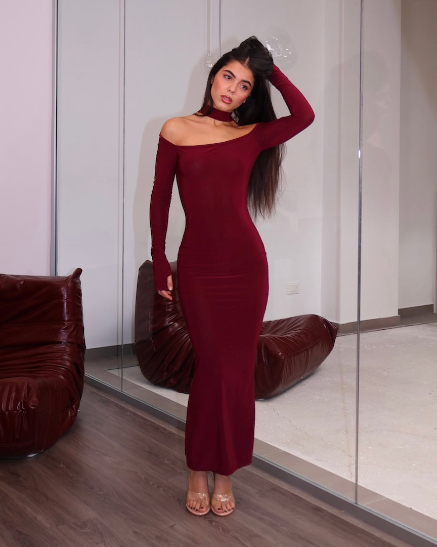 DRESS VEORA VINO