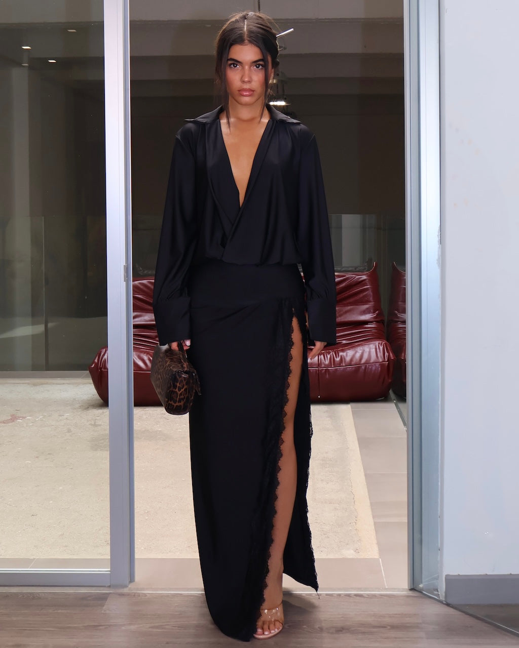 DRESS BRIN NERO