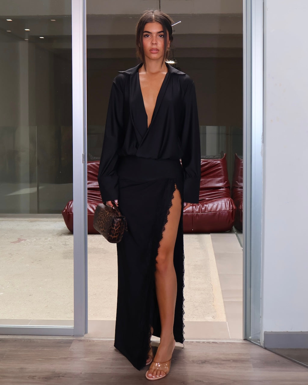DRESS BRIN NERO