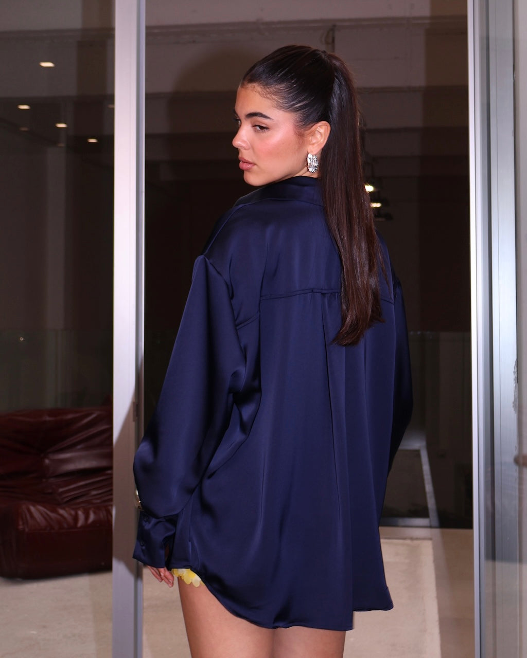 CAMICIA PEARL BLU