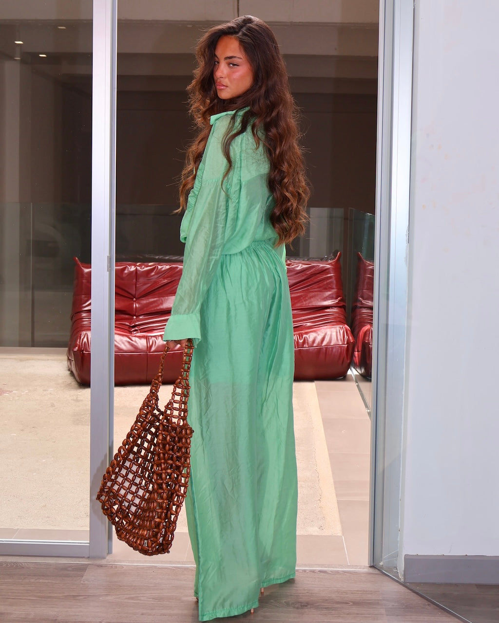 COORD VELATO VERDE