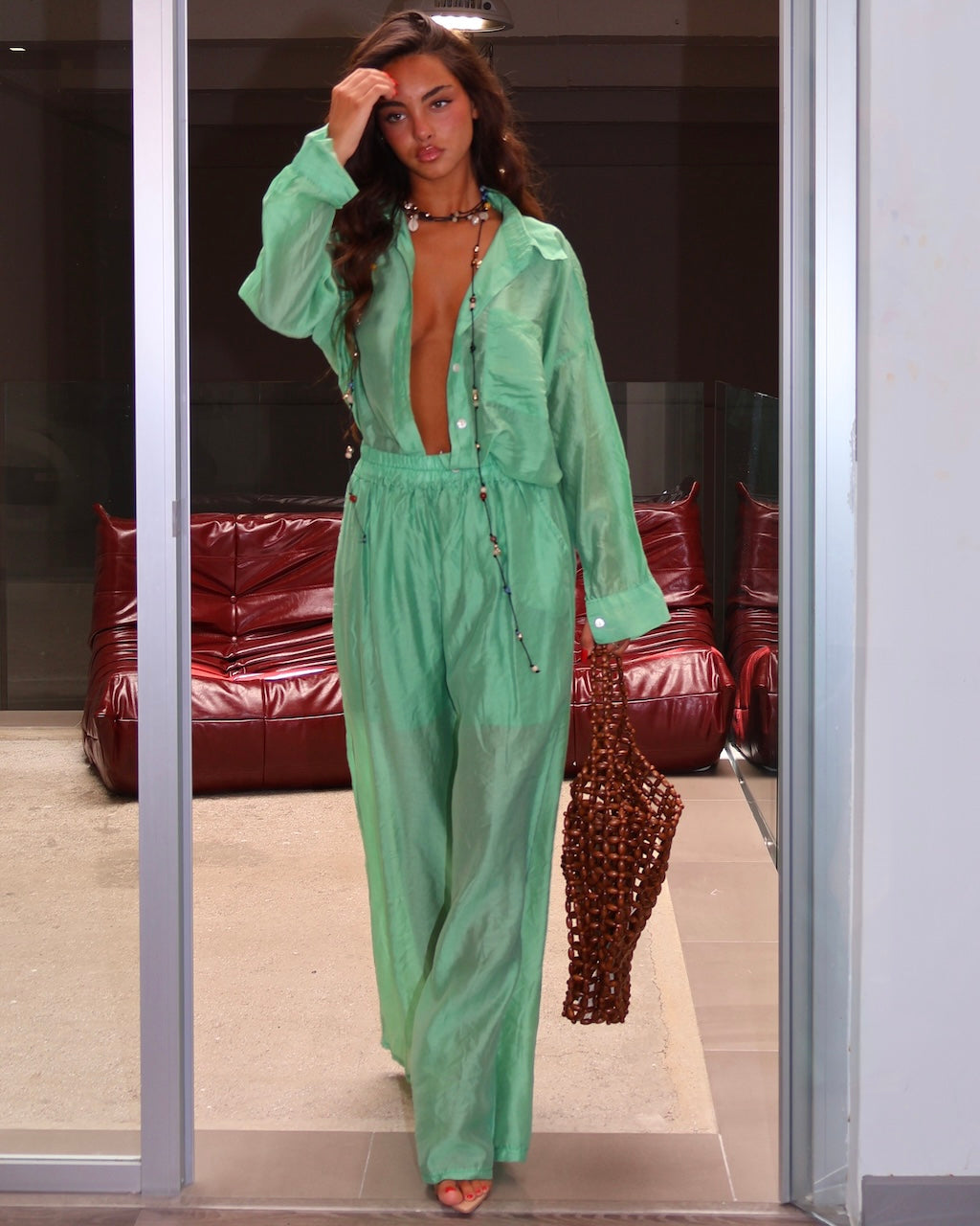 COORD VELATO VERDE