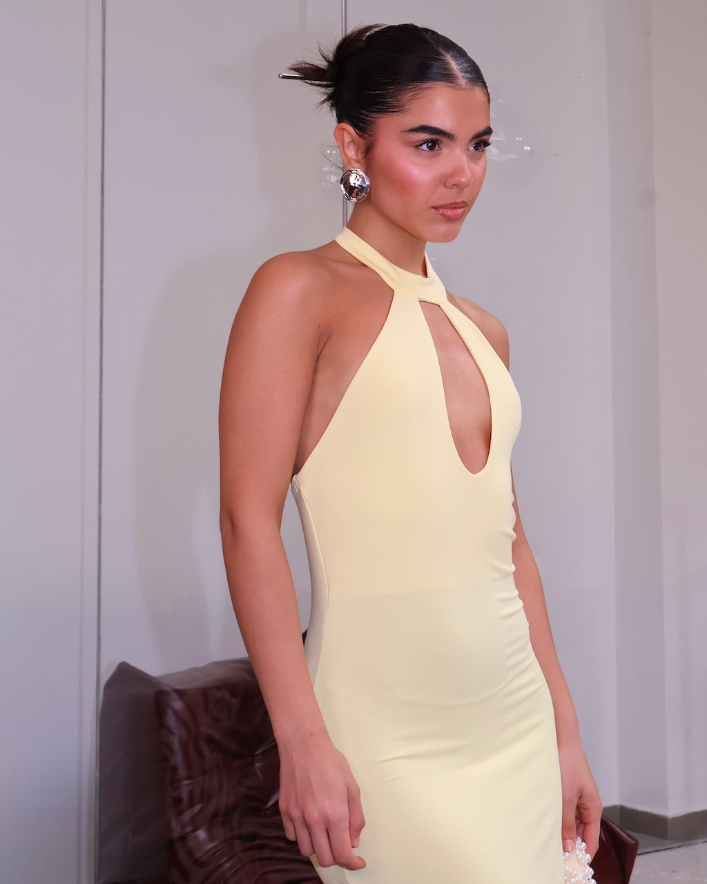 VESTIDO FLOWLESS AMARILLO