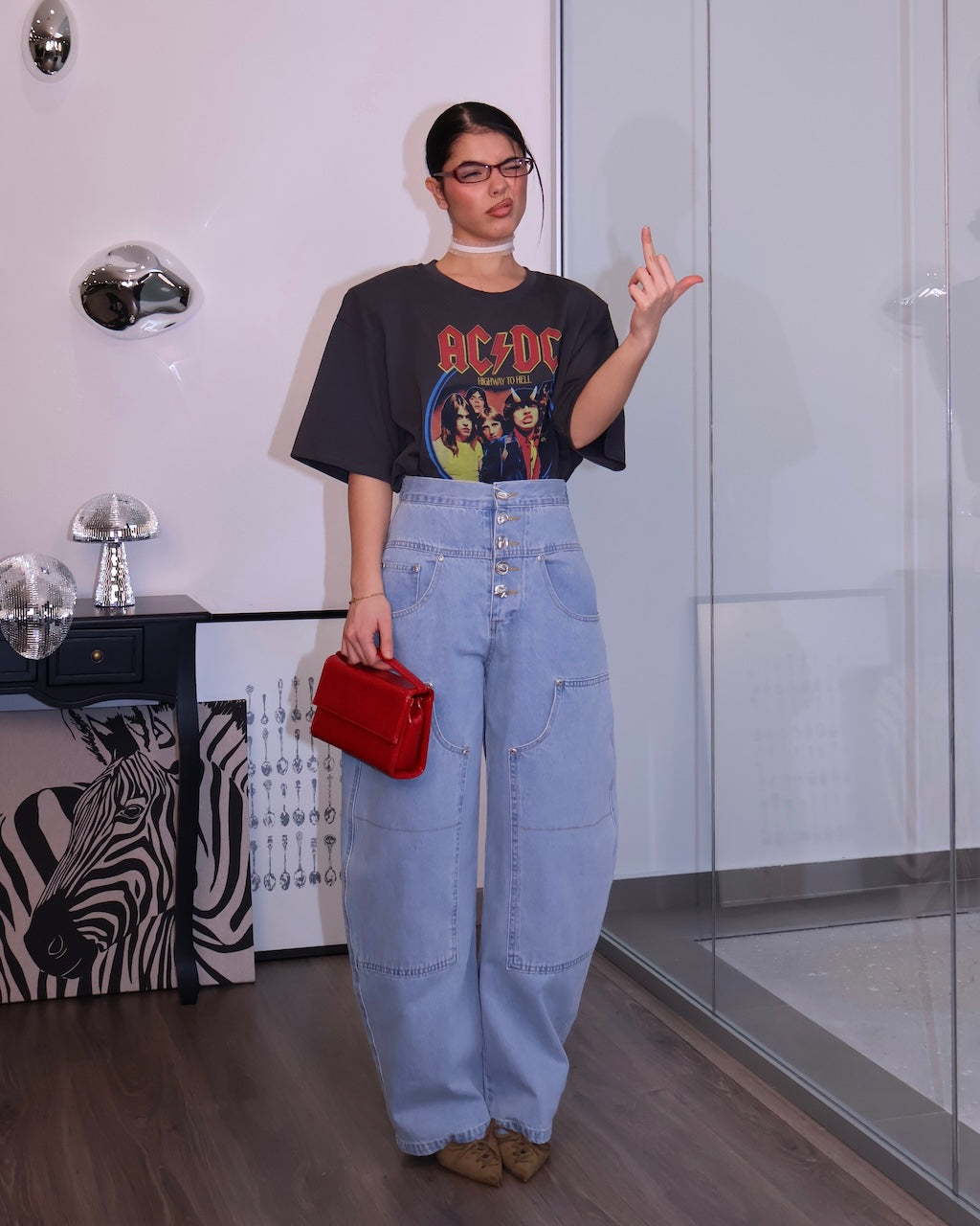 JEANS ARELIA DENIM CHIARO