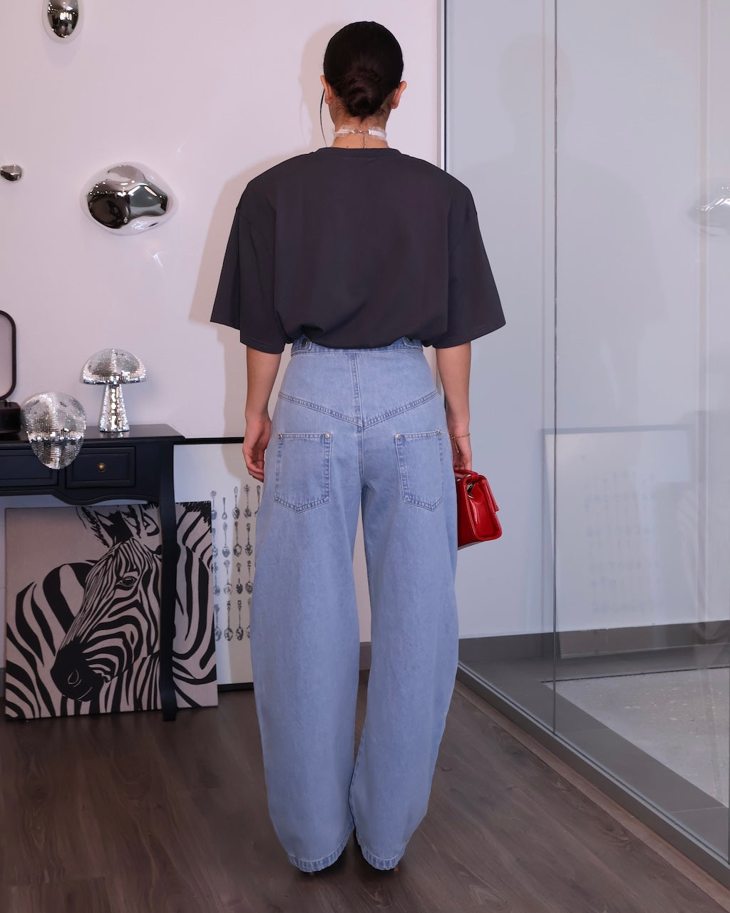 JEANS ARELIA DENIM CHIARO