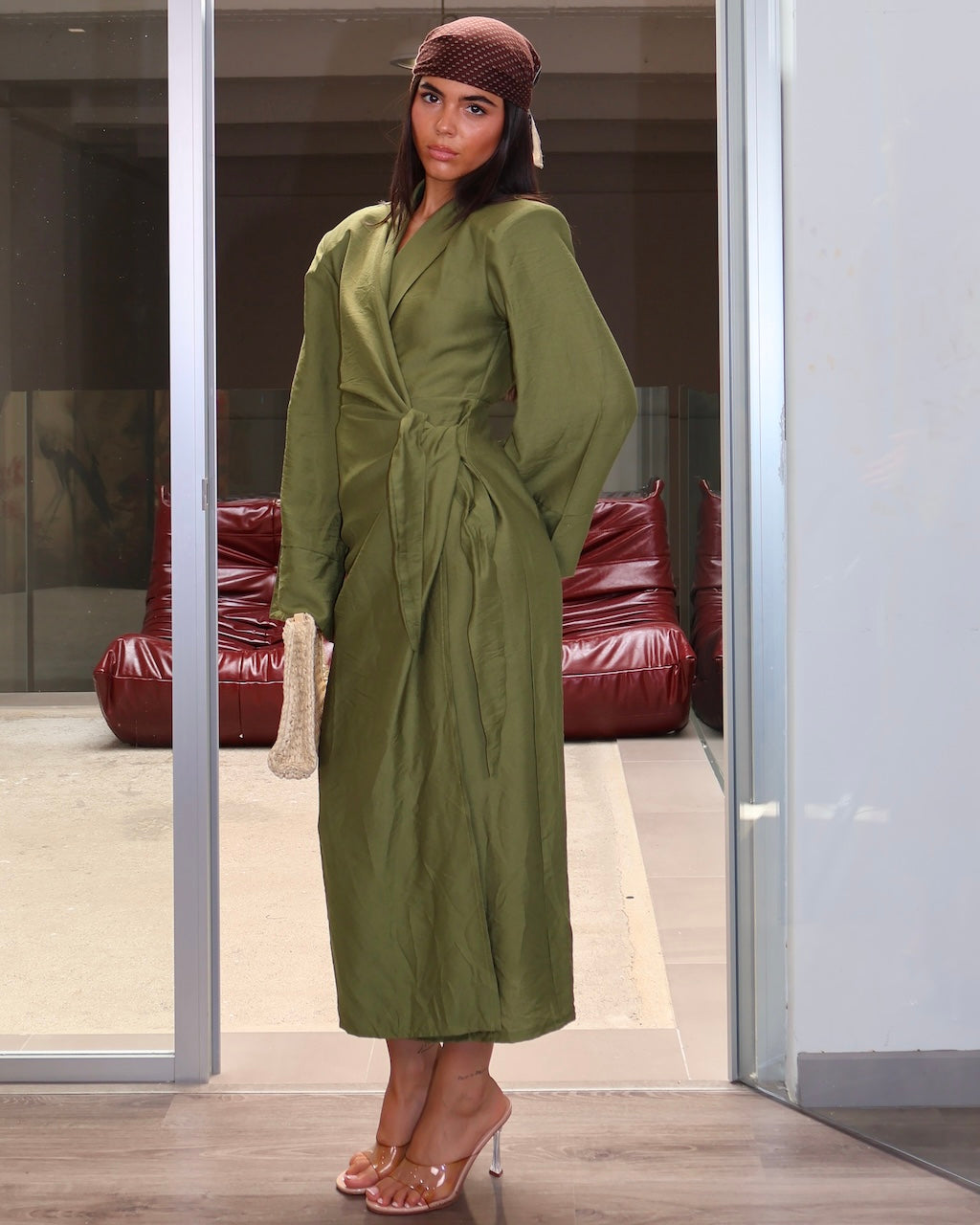 DRESS CHEMISIER VERDE