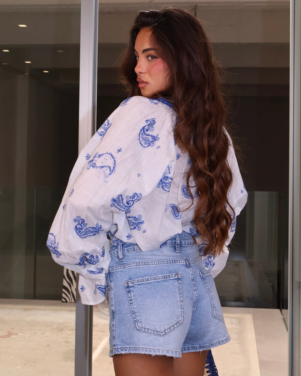 SHORT DENIM BLUE